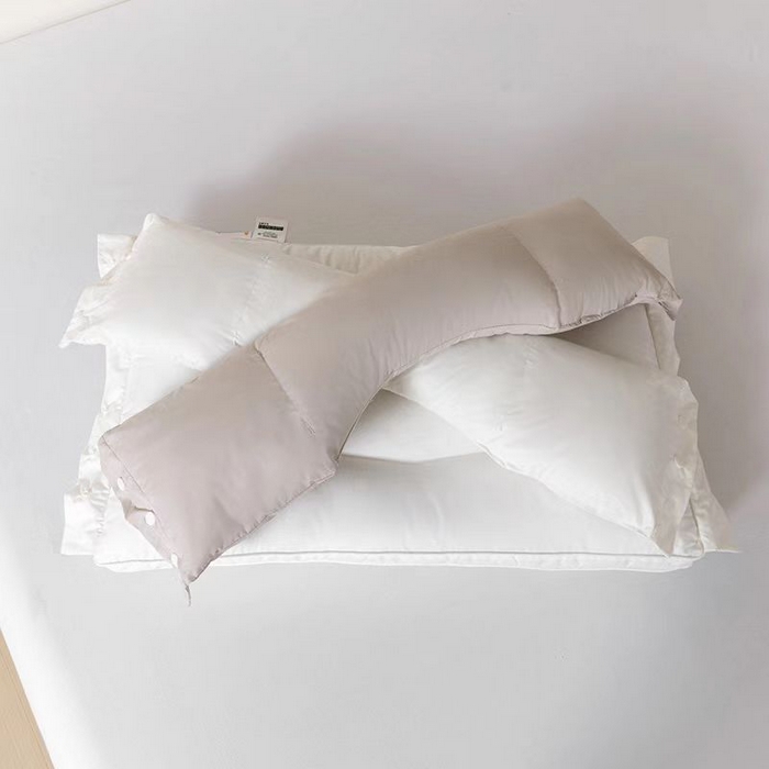 91家纺网 家纺一手货源 找家纺 （总）2025新款全棉可拆卸三拼功能枕  枕头枕芯40*60cm