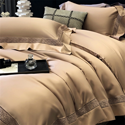 91家纺网 家纺一手货源 找家纺 （总）佳汐蓝家纺 2025新款160支全棉贡缎威尔系列四件套