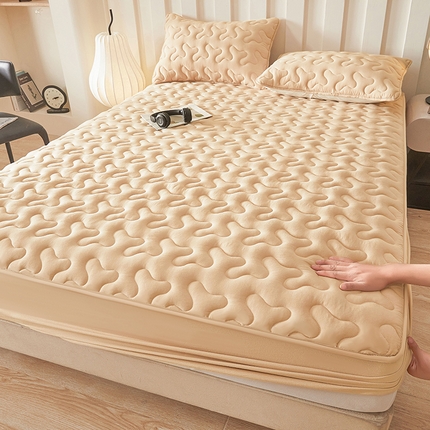 91家纺网 家纺一手货源 找家纺 （总）东宇床垫 2025新款亲肤水洗棉夹棉床笠