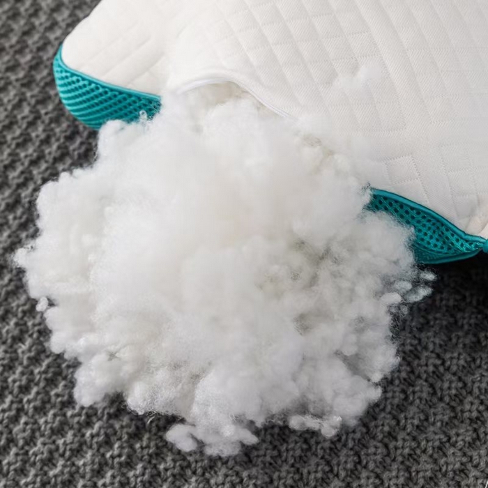 91家纺网 家纺一手货源 找家纺 2025新款护颈枕牵引枕枕头枕芯 蓝色/只