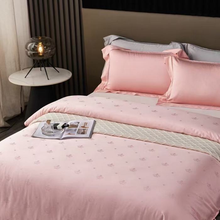 91家纺网 家纺一手货源 找家纺 缦纯家纺 2025新款皇冠桑蚕丝被手工蚕丝被春秋被冬被空调被子母被纯蚕丝被芯 皇冠粉玉