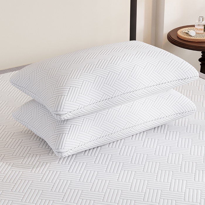 91家纺网 家纺一手货源 找家纺 野马 2025新款跨境外贸亚马逊专供PE小冰块凉席【支持跨境电商要求】提供一件代发,JIT定制需求 白色