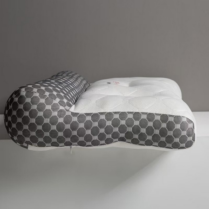 91家纺网 家纺一手货源 找家纺 （总）2025新款日式乳胶反牵引护颈枕枕头枕芯48*74cm