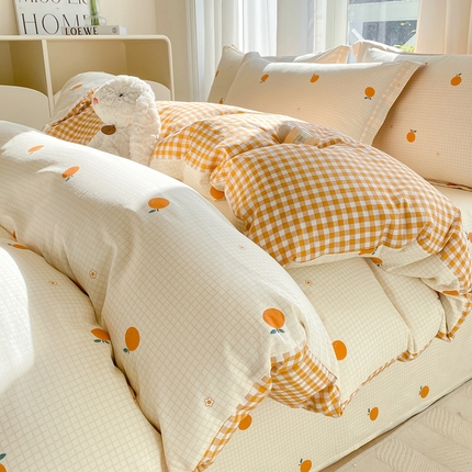 91家纺网 家纺一手货源 找家纺 （总）朵安 2025新款全棉斜纹喷气12868三件套四件套