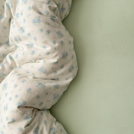 2025新款全棉A类双层纱四件套系列-床拍 瑞莎