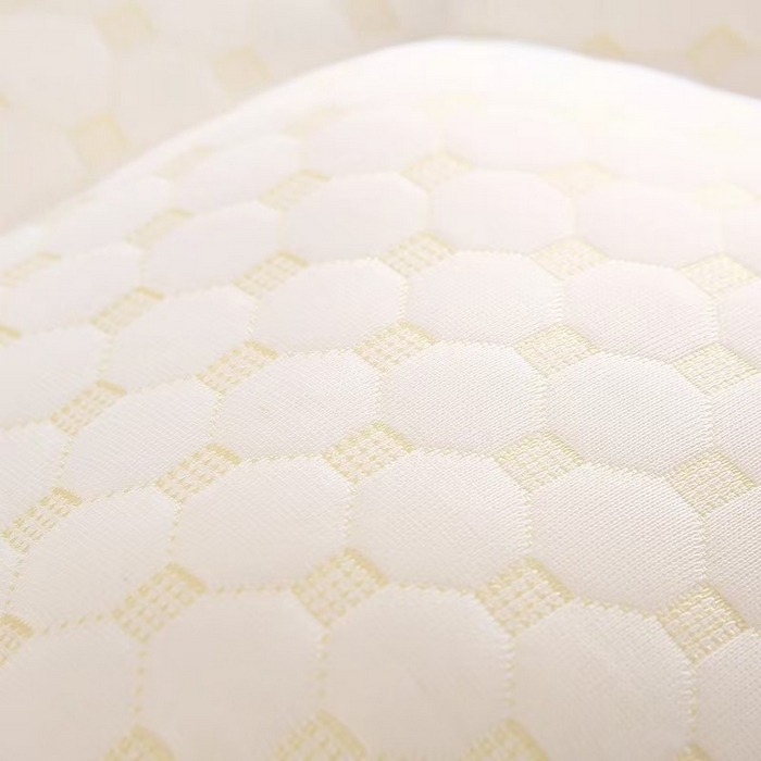 91家纺网 家纺一手货源 找家纺 （总）2025新款三分区针织棉透气水立方分区颗粒按摩枕  枕头枕芯