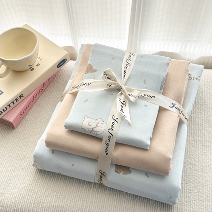 91家纺网 家纺一手货源 找家纺 （总）2025新款全棉A类双层纱四件套系列-叠拍