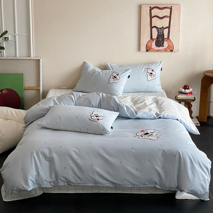 禾时 2025新款全棉印加绣系列四件套 gogogo