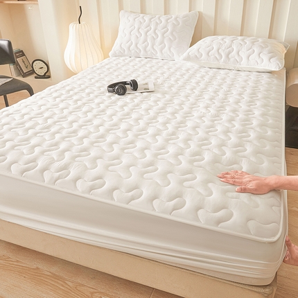 91家纺网 家纺一手货源 找家纺 （总）东宇床垫 2025新款亲肤水洗棉夹棉床笠