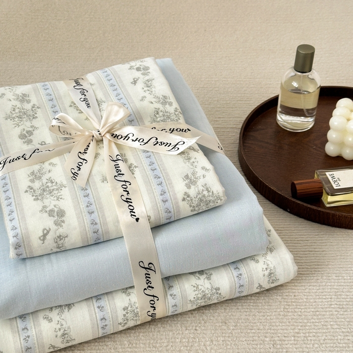 91家纺网 家纺一手货源 找家纺 （总）2025新款全棉A类双层纱四件套系列-叠拍