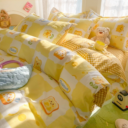 91家纺网 家纺一手货源 找家纺 （总）简冠家纺 2025新款植物羊绒磨毛四件套