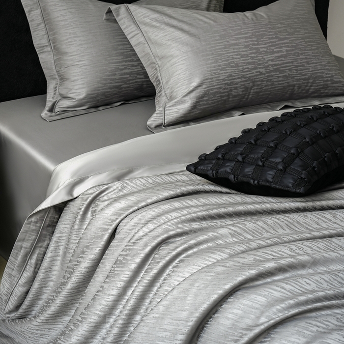 91家纺网 家纺一手货源 找家纺 （总）云胡 2025新款高精密色织小提花四件套-晨梦