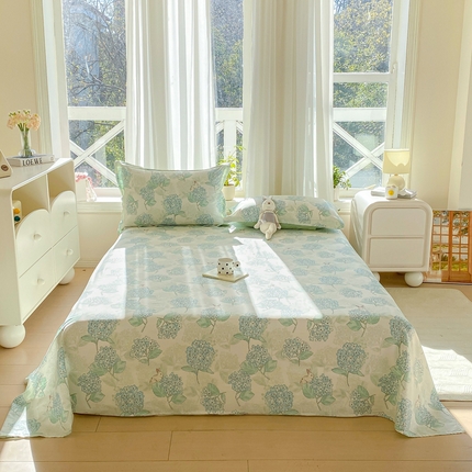 91家纺网 家纺一手货源 找家纺 （总）朵安 2025新款全棉斜纹喷气12868系列单品床单