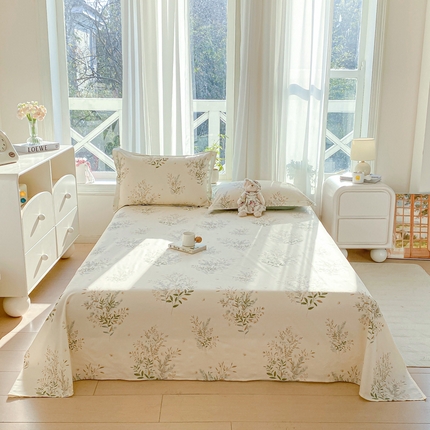 91家纺网 家纺一手货源 找家纺 （总）朵安 2025新款全棉斜纹喷气12868系列单品床单