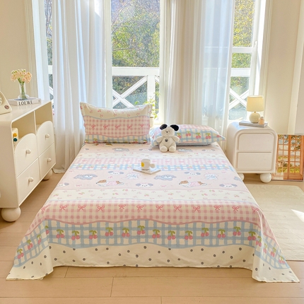 91家纺网 家纺一手货源 找家纺 （总）朵安 2025新款全棉斜纹喷气12868系列单品床单