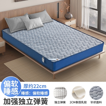 91家纺网 家纺一手货源 找家纺 （总）2025新款针织面料乳胶席梦思床垫