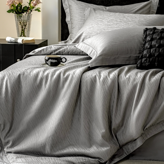 91家纺网 家纺一手货源 找家纺 （总）云胡 2025新款高精密色织小提花四件套-晨梦