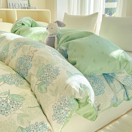 91家纺网 家纺一手货源 找家纺 （总）朵安 2025新款全棉斜纹喷气12868系列单品被套