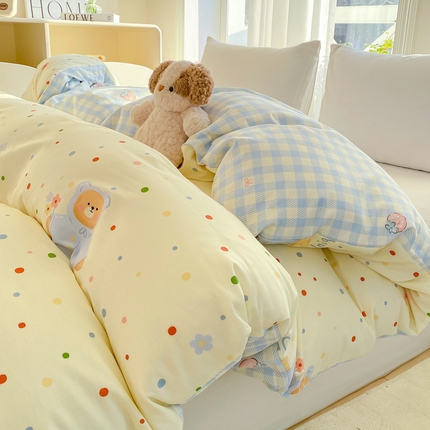 91家纺网 家纺一手货源 找家纺 （总）朵安 2025新款全棉斜纹喷气12868系列单品被套