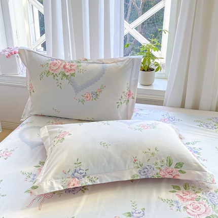 91家纺网 家纺一手货源 找家纺 （总）朵安 2025新款全棉斜纹喷气12868系列单品枕套