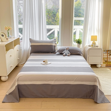 91家纺网 家纺一手货源 找家纺 （总）朵安 2025新款全棉斜纹喷气12868系列单品床单