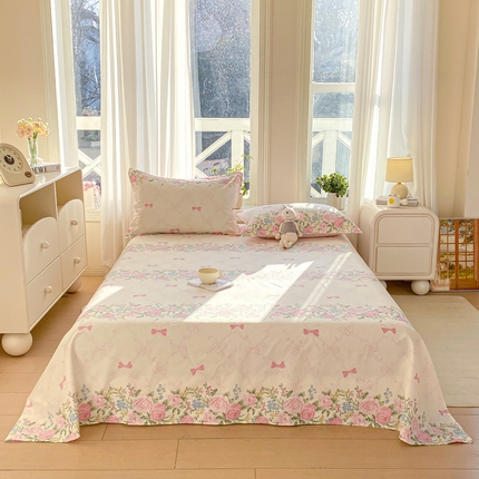 91家纺网 家纺一手货源 找家纺 （总）朵安 2025新款全棉斜纹喷气12868系列单品床单