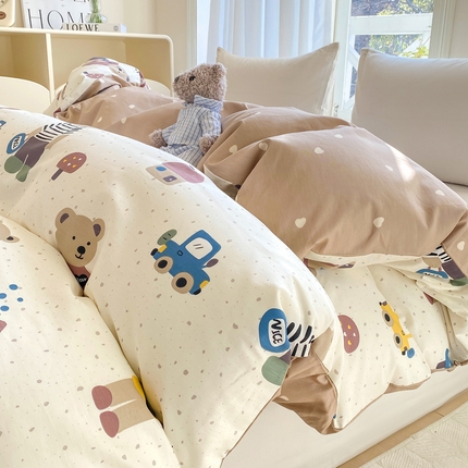 91家纺网 家纺一手货源 找家纺 （总）朵安 2025新款全棉斜纹喷气12868系列单品被套