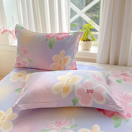 91家纺网 家纺一手货源 找家纺 （总）朵安 2025新款全棉斜纹喷气12868系列单品枕套