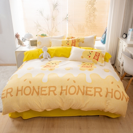 91家纺网 家纺一手货源 找家纺 乐居坊 2025新款芦荟棉单被套梦想家