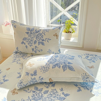 91家纺网 家纺一手货源 找家纺 （总）朵安 2025新款全棉斜纹喷气12868系列单品枕套