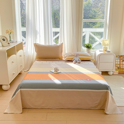 91家纺网 家纺一手货源 找家纺 （总）朵安 2025新款全棉斜纹喷气12868系列单品床单