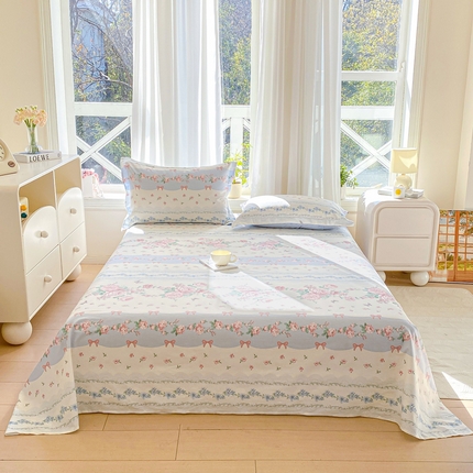 91家纺网 家纺一手货源 找家纺 （总）朵安 2025新款全棉斜纹喷气12868系列单品床单