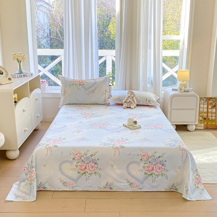 91家纺网 家纺一手货源 找家纺 （总）朵安 2025新款全棉斜纹喷气12868系列单品床单