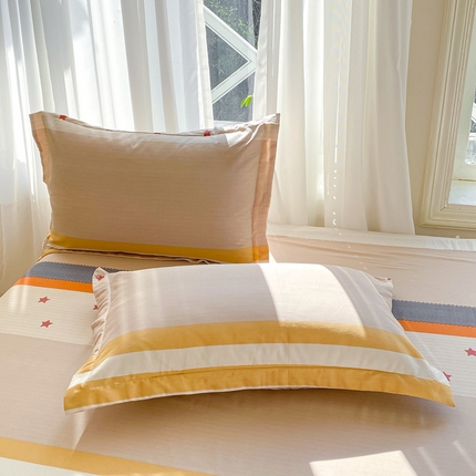 91家纺网 家纺一手货源 找家纺 （总）朵安 2025新款全棉斜纹喷气12868系列单品枕套