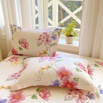 91家纺网 家纺一手货源 找家纺 （总）朵安 2025新款全棉斜纹喷气12868系列单品枕套