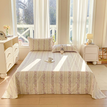 91家纺网 家纺一手货源 找家纺 （总）朵安 2025新款全棉斜纹喷气12868系列单品床单