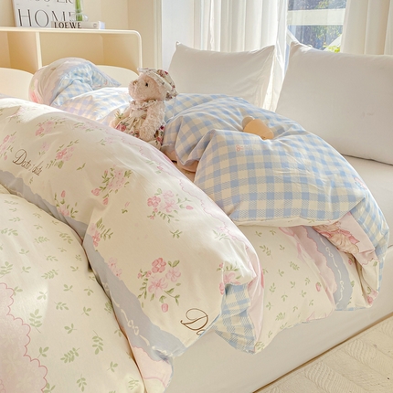 91家纺网 家纺一手货源 找家纺 （总）朵安 2025新款全棉斜纹喷气12868系列单品被套