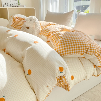 91家纺网 家纺一手货源 找家纺 （总）朵安 2025新款全棉斜纹喷气12868系列单品被套