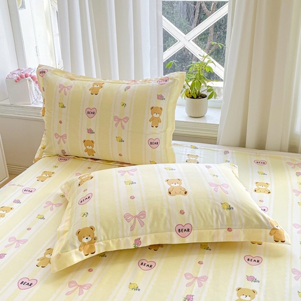 91家纺网 家纺一手货源 找家纺 （总）朵安 2025新款全棉斜纹喷气12868系列单品枕套