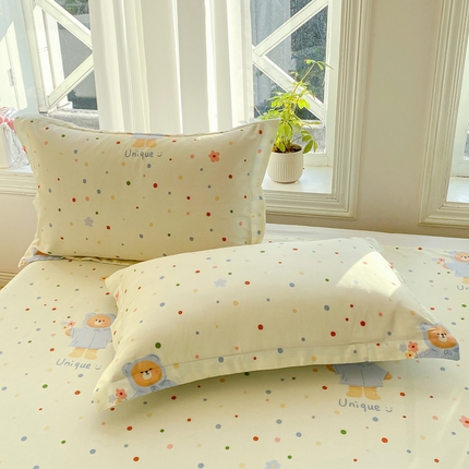 91家纺网 家纺一手货源 找家纺 （总）朵安 2025新款全棉斜纹喷气12868系列单品枕套