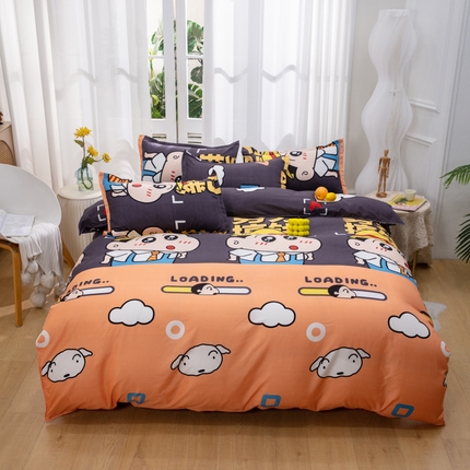 91家纺网 家纺一手货源 找家纺 乐居坊 2025新款芦荟棉单被套暴富