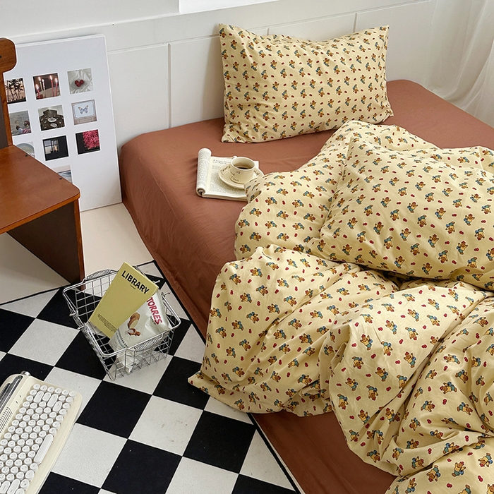 91家纺网 家纺一手货源 找家纺 尺素2025年韩国ins风系列五 背包小熊