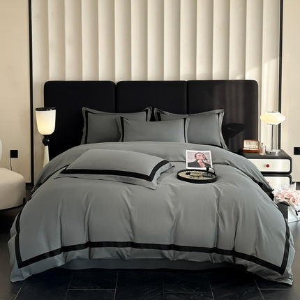 91家纺网 家纺一手货源 找家纺 （总）2025新款水洗磨毛酒店风四件套-罗尔