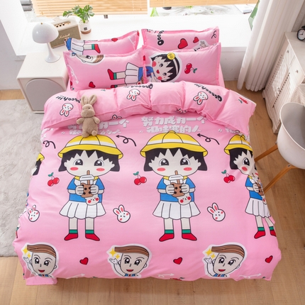 乐居坊 2025新款芦荟棉单被套奶茶妹妹