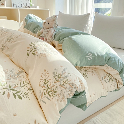 91家纺网 家纺一手货源 找家纺 （总）朵安 2025新款全棉斜纹喷气12868系列单品被套