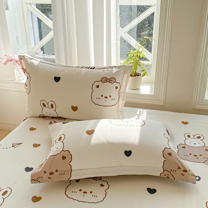 91家纺网 家纺一手货源 找家纺 （总）朵安 2025新款全棉斜纹喷气12868系列单品枕套