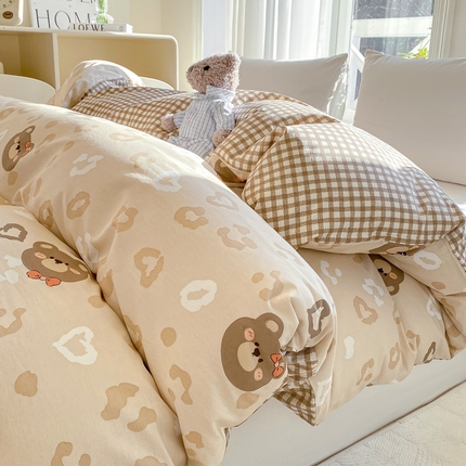 91家纺网 家纺一手货源 找家纺 （总）朵安 2025新款全棉斜纹喷气12868系列单品被套