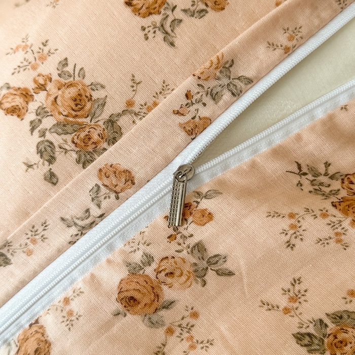 91家纺网 家纺一手货源 找家纺 呗旺鹿 2025新款A类母婴级全棉有氧双层纱印花四件套 康桥