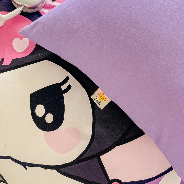 91家纺网 家纺一手货源 找家纺 玉元坊 2025秋冬三丽鸥卡通加厚纯棉磨毛全棉大版四件套 小天地  