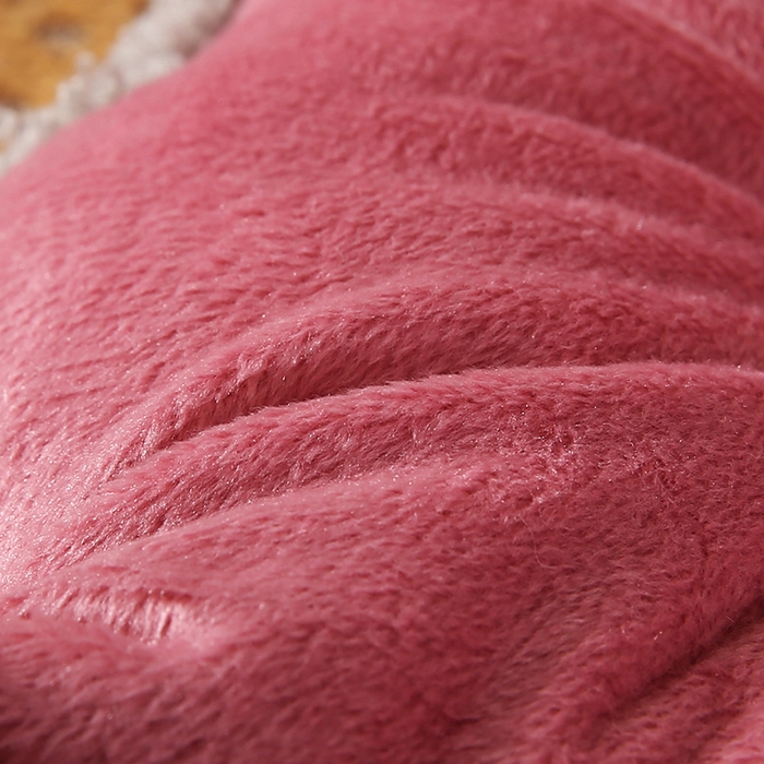 91家纺网 家纺一手货源 找家纺 永光家居 2025新款卡通加厚坐垫椅垫【YG2567】 花朵豆沙